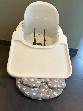 Stokke steps met dienblad en kussentjes