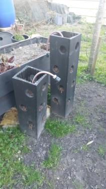 Bak voor aardbeien planten