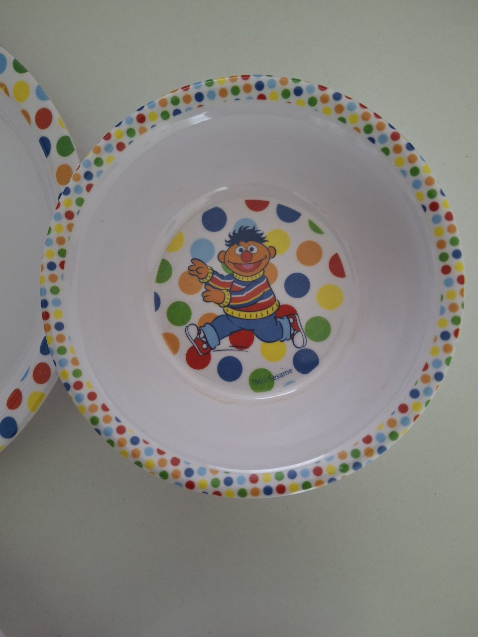 4 x bordje Bert en Ernie