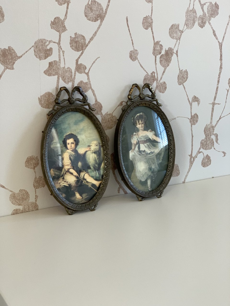 ✨Twee Prachtige Sfeervolle Antieke Fotolijstjes uit Italië✨