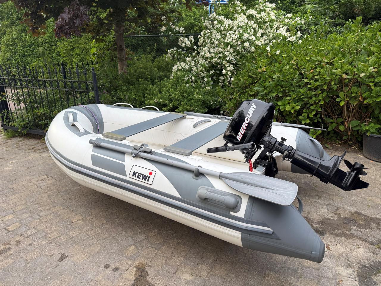 KEWI RIB 270 inclusief Mercury 6 PK buitenboordmotor