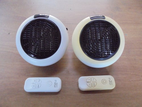 2 Elektrische heaters met afstandsbediening