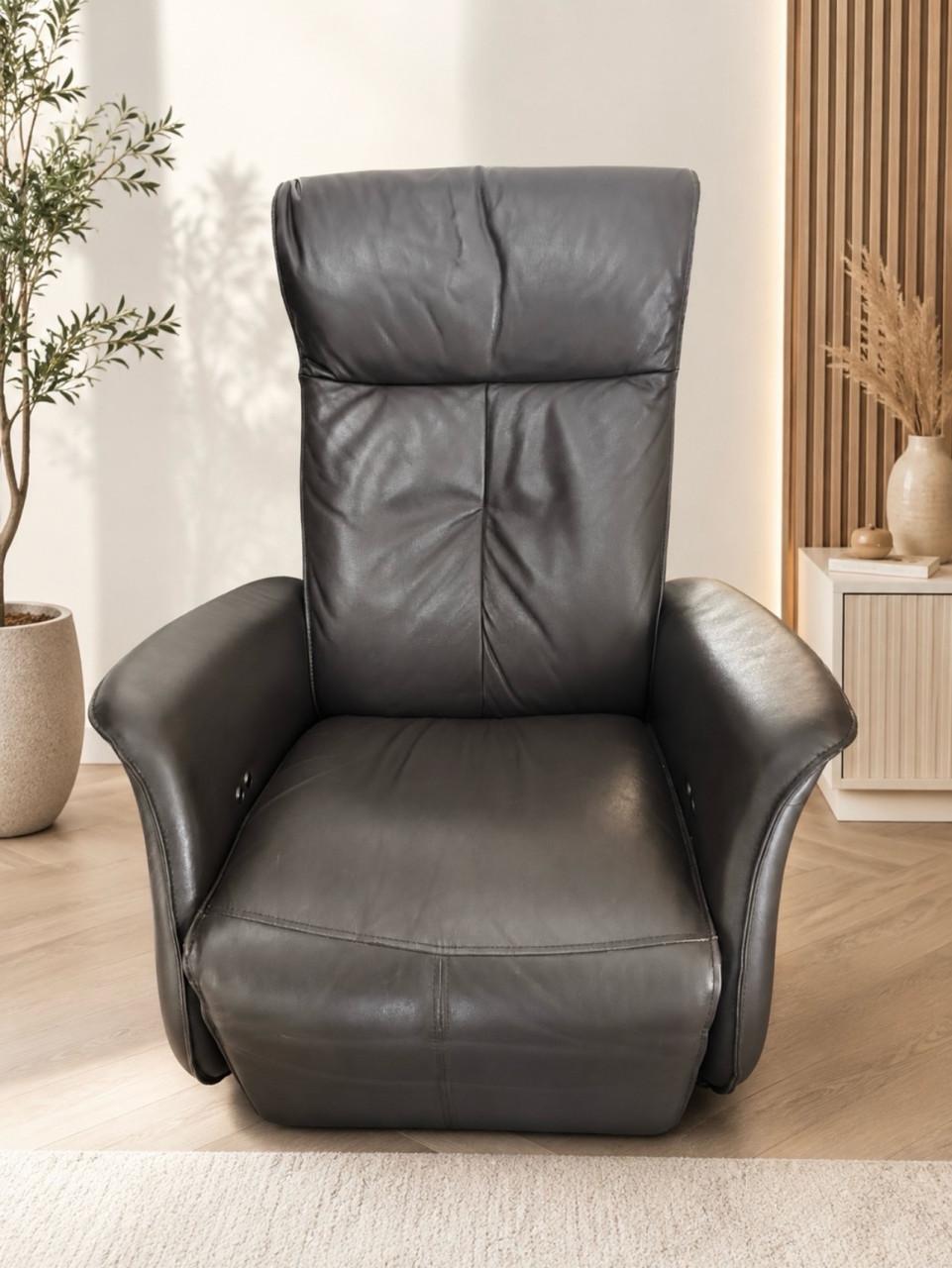 Te koop nette lederen relax fauteuil