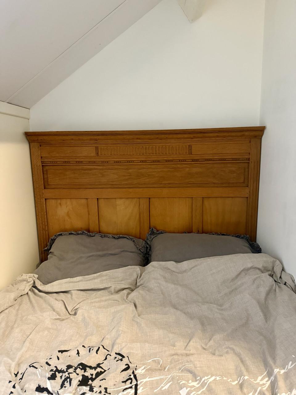 Antiek 2persoonsbed (twijfelaar)