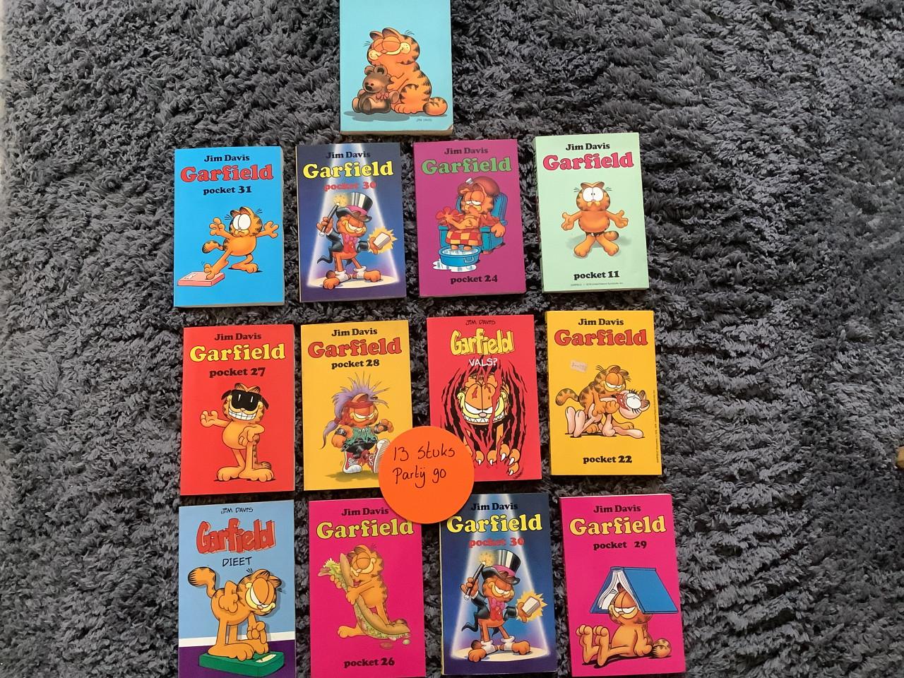 Partij leuke Garfield pockets. ( partij 90)