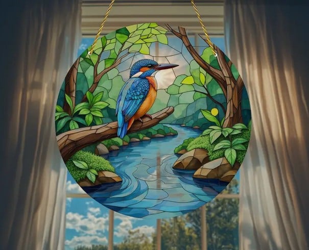 Raamhanger ijsvogel