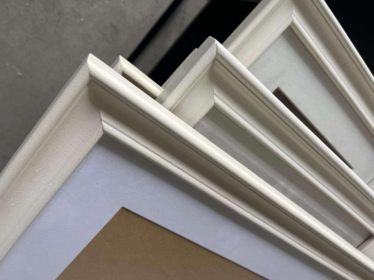 Houten fotolijsten met glas