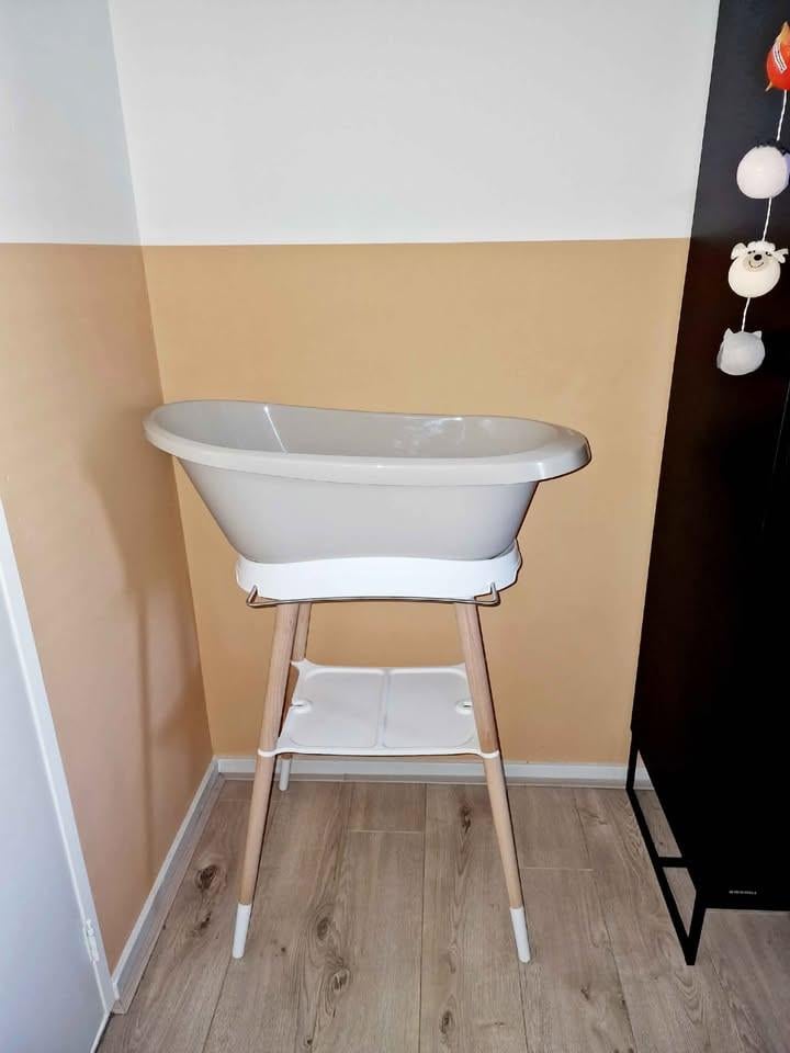 Bébé-Jou Sense Babybad + Badstandaard Taupe