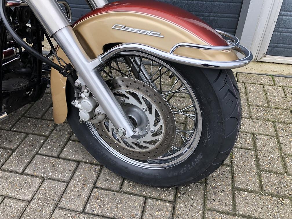 Yamaha XVS650 Dragstar Classic vol extra's, nieuwe banden, rijklaar €2995,-