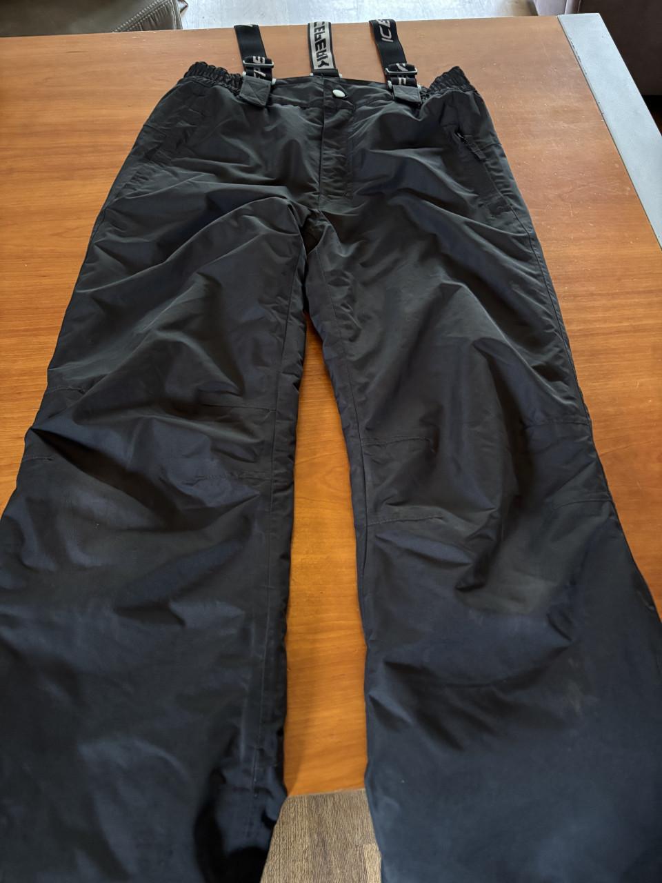 Skibroek kids mt 140 zwart Icepack 9-10 jr