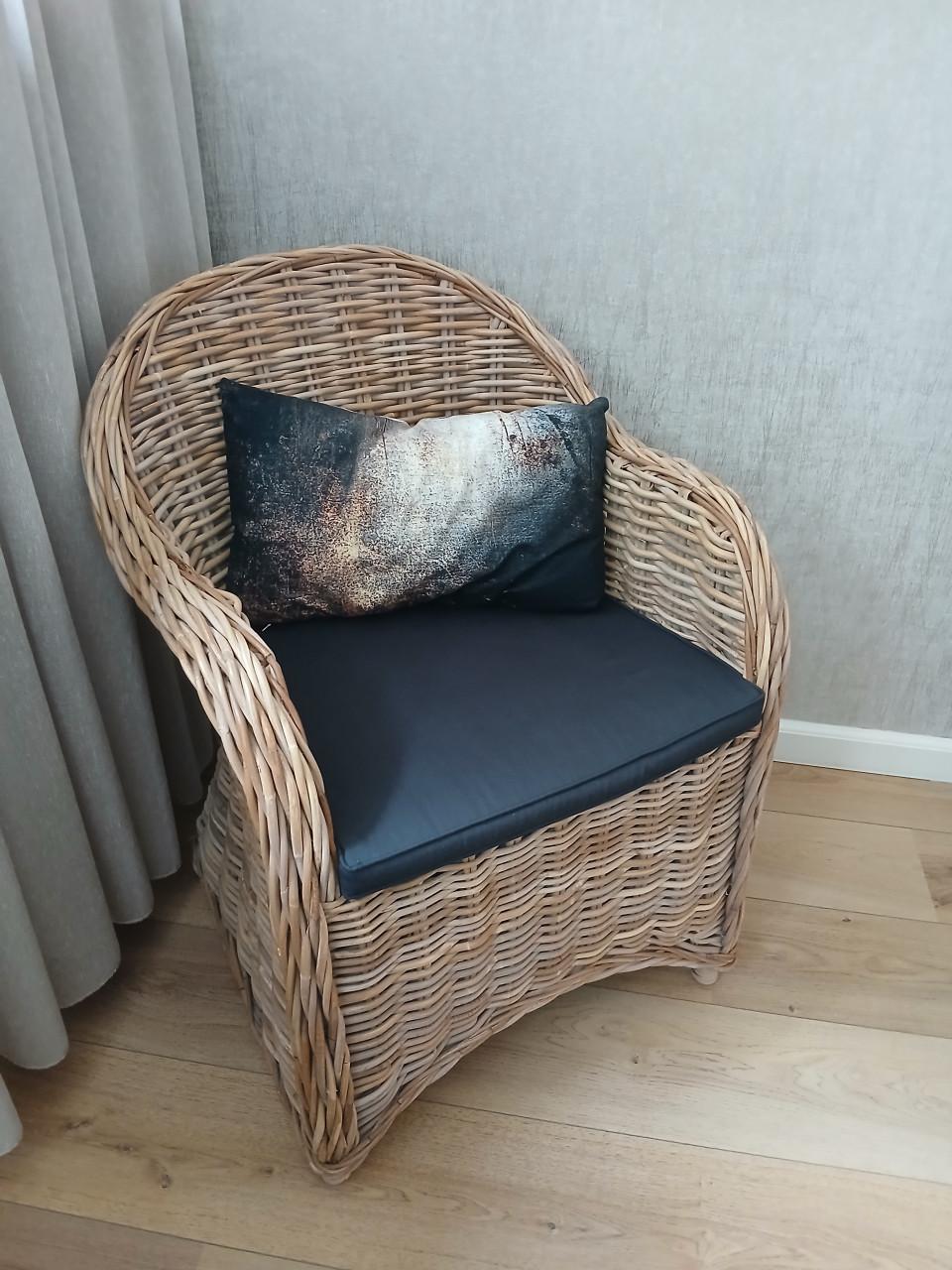 Landelijke rotan stoel