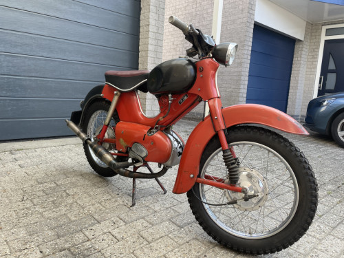 Kreidler met eitank 1958