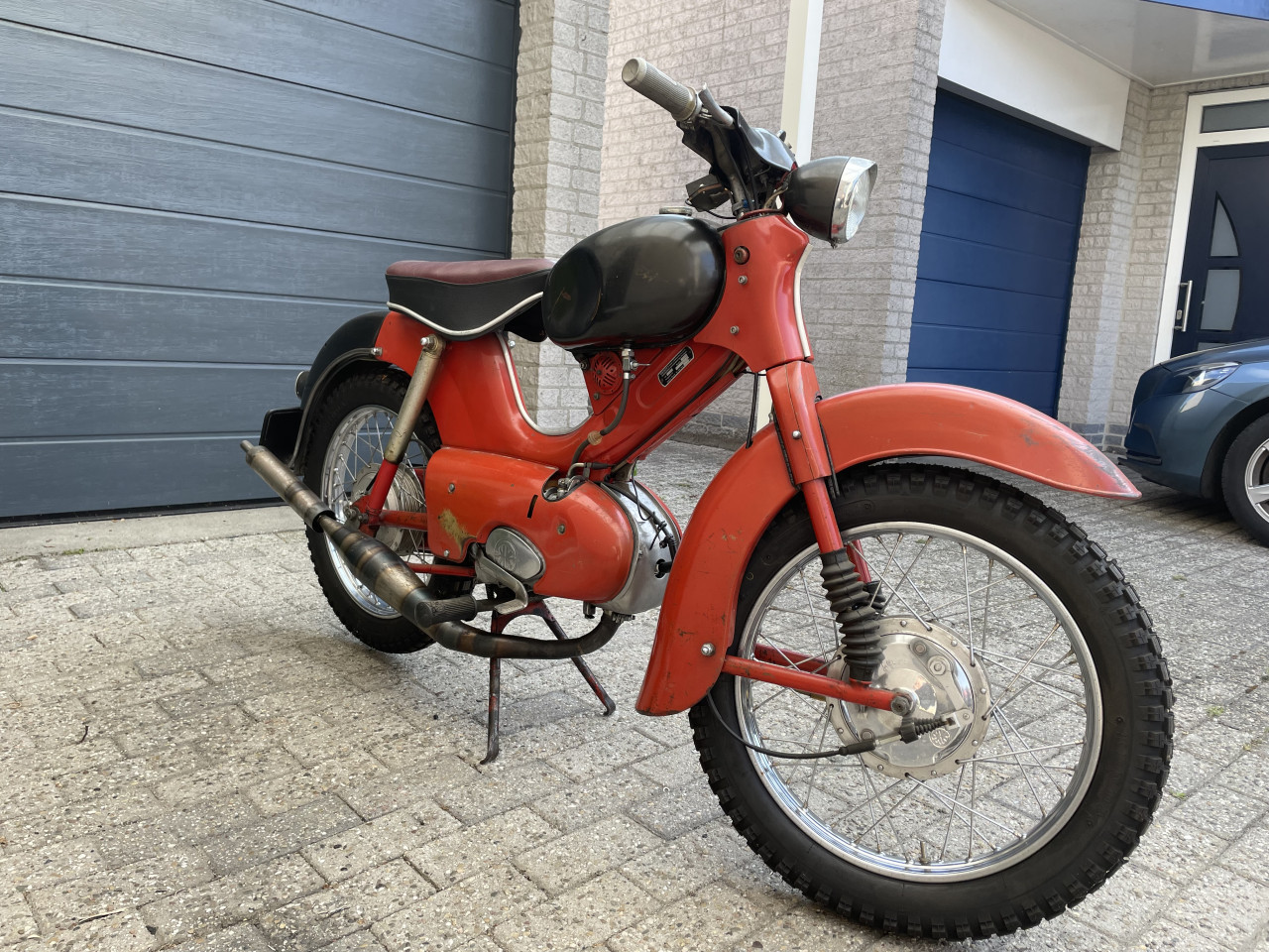 Kreidler met eitank 1958