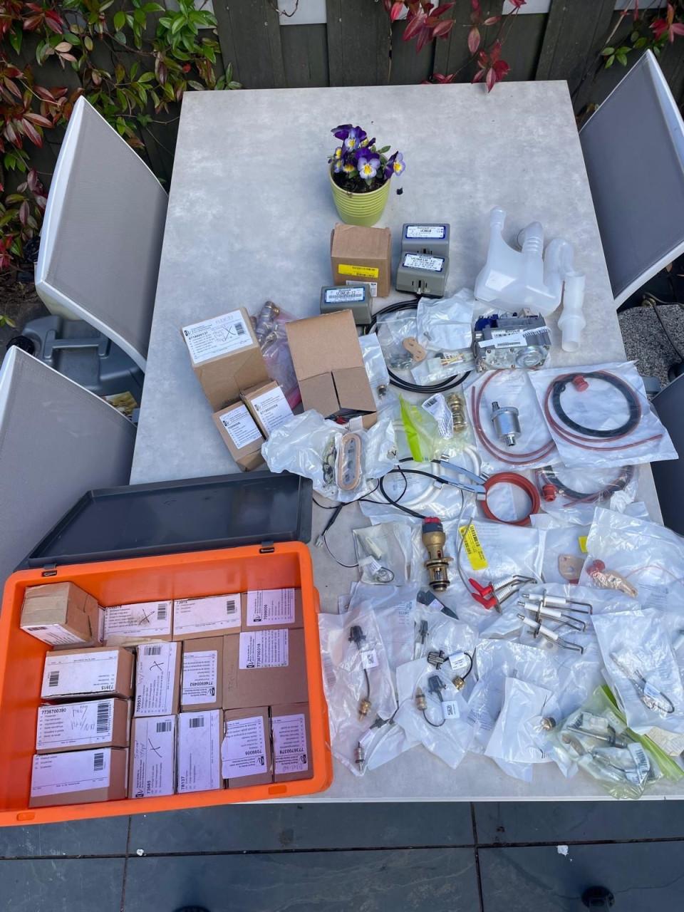 Partij verwarmingsonderdelen Nefit