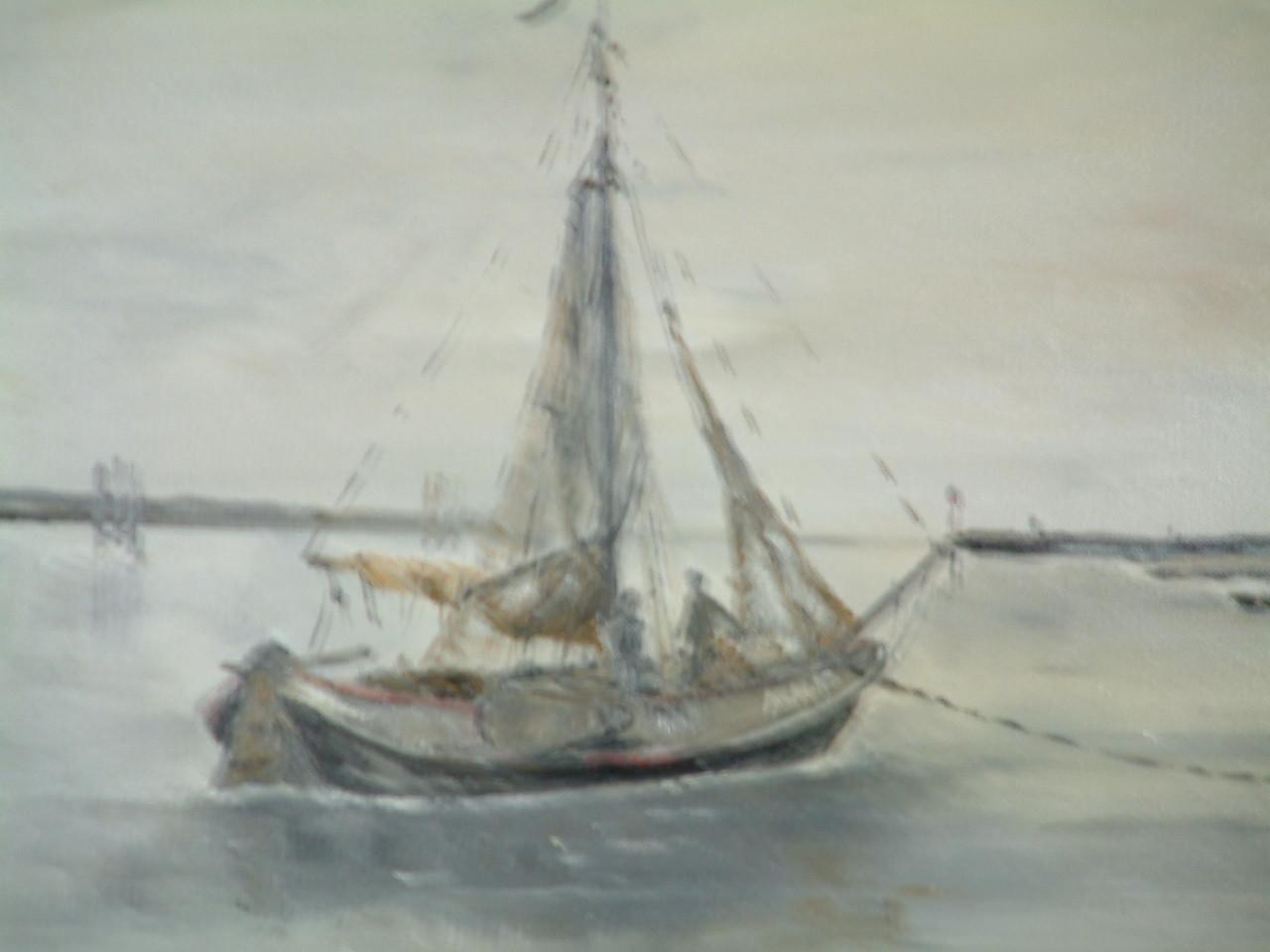 Voor anker   Jac Caljouw  schilderijen