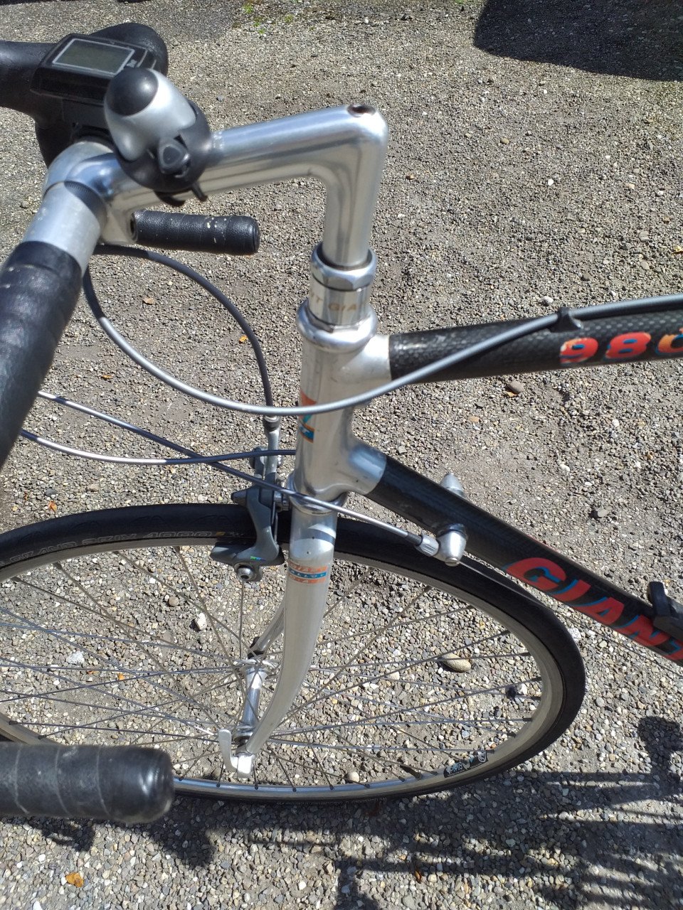 ""CADEX RACEFIETS, vintage gemaakt van aluminium en carbon""
