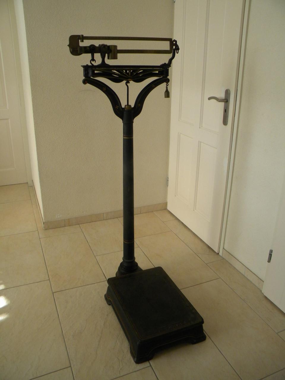 Antieke Fairbanks Dokters Weegschaal Werkt naar behoren!