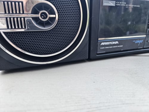 Leuke vintage Aristona TR 2845 stereo radio/cassettespeler/ boombox/blauw