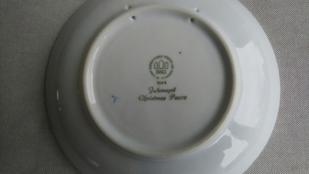 Bing & Grøndahl Copenhagen wandbord kerst 1981 Juleneget