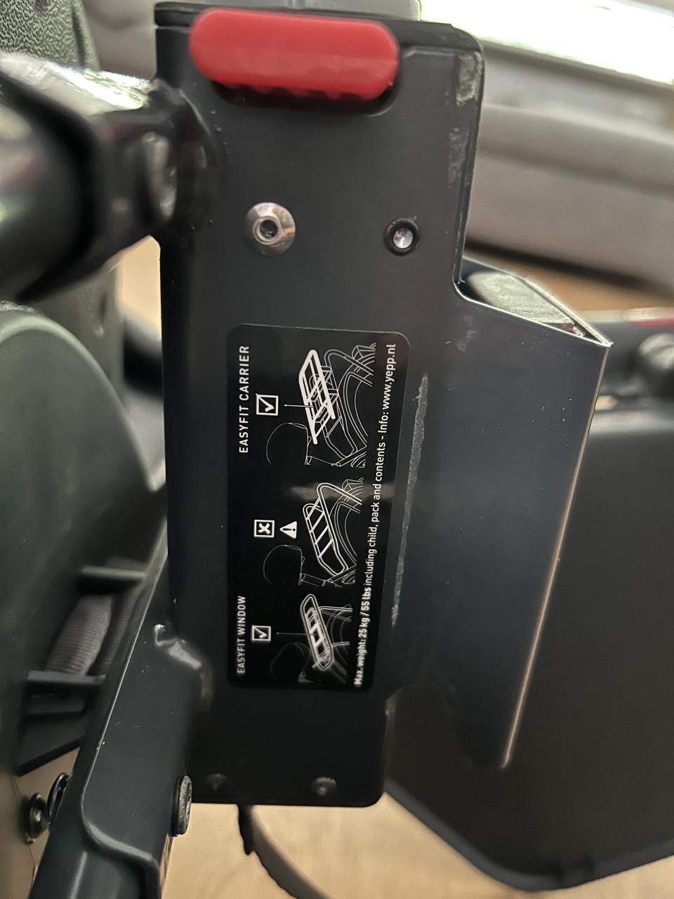 Yepp fietsstoel voor achterop