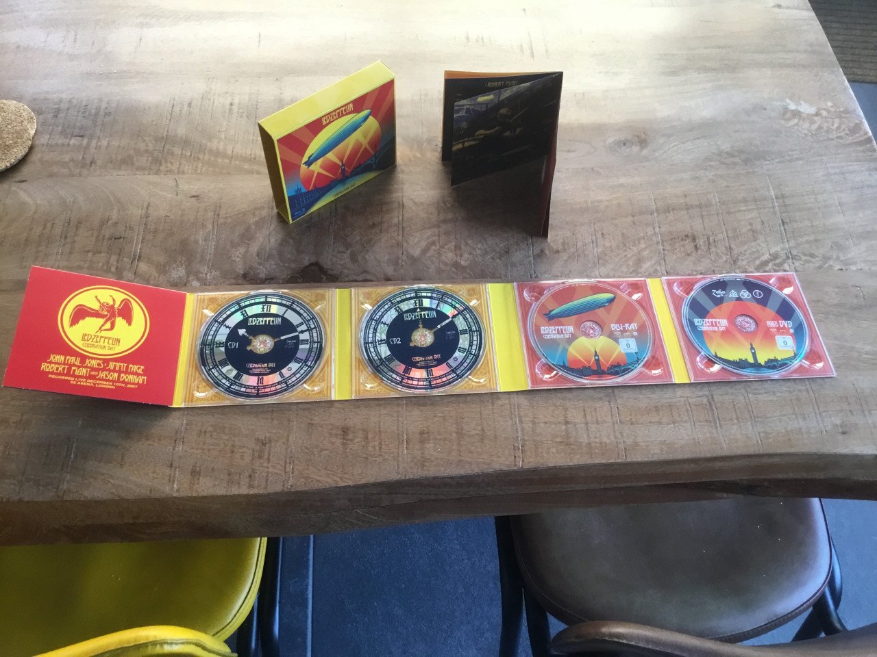 Led Zeppelin Celebration Day 2cd+blueray+dvd met extra’s.