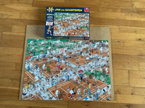Jan van Haasteren puzzel Kiki Bertens tennis kampioen € 10