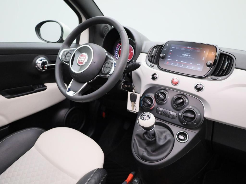 Fiat 500 C 1.0 hybrid star | cabrio | parkeer sensoren | dab | bluetooth | 