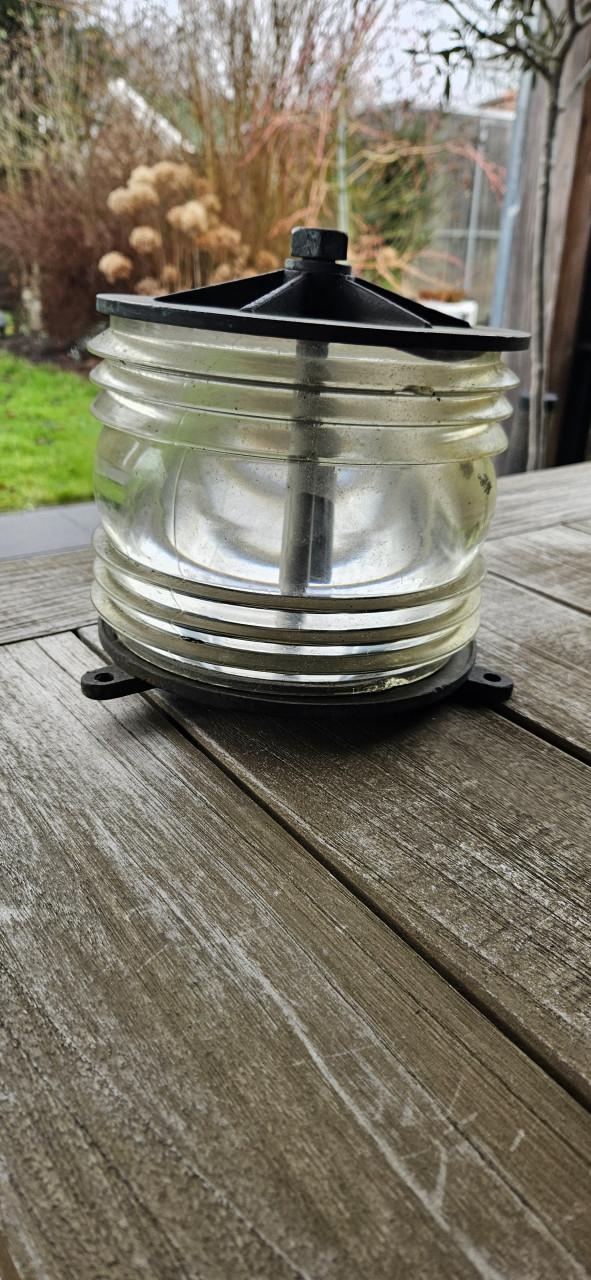 Antieke messing scheepslamp