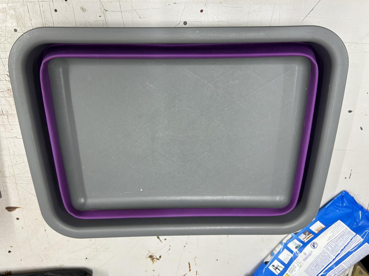 Opvouwbare emmer en afwasbak