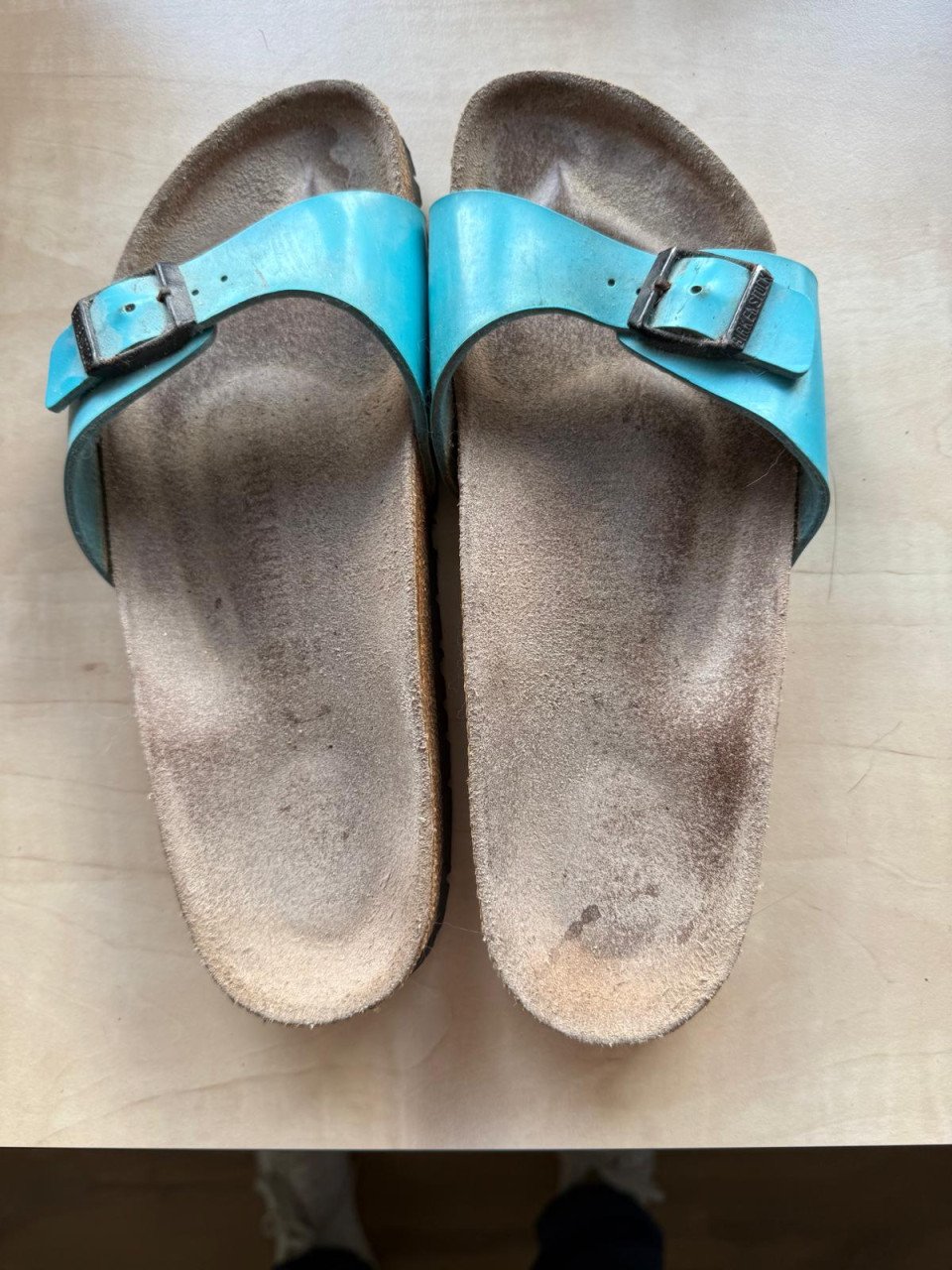 Blauwe Birkenstock