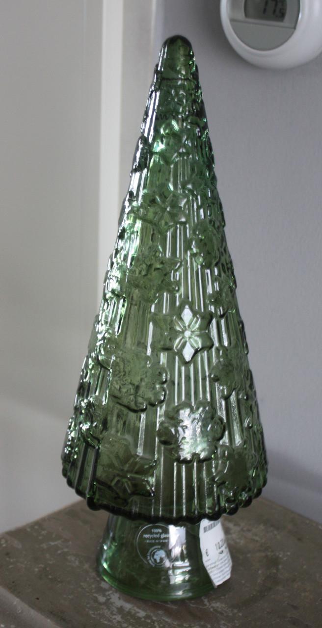 Kerstboom groen glas