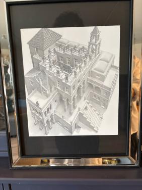 M.C. Escher ,,Klimmen en Dalen,,