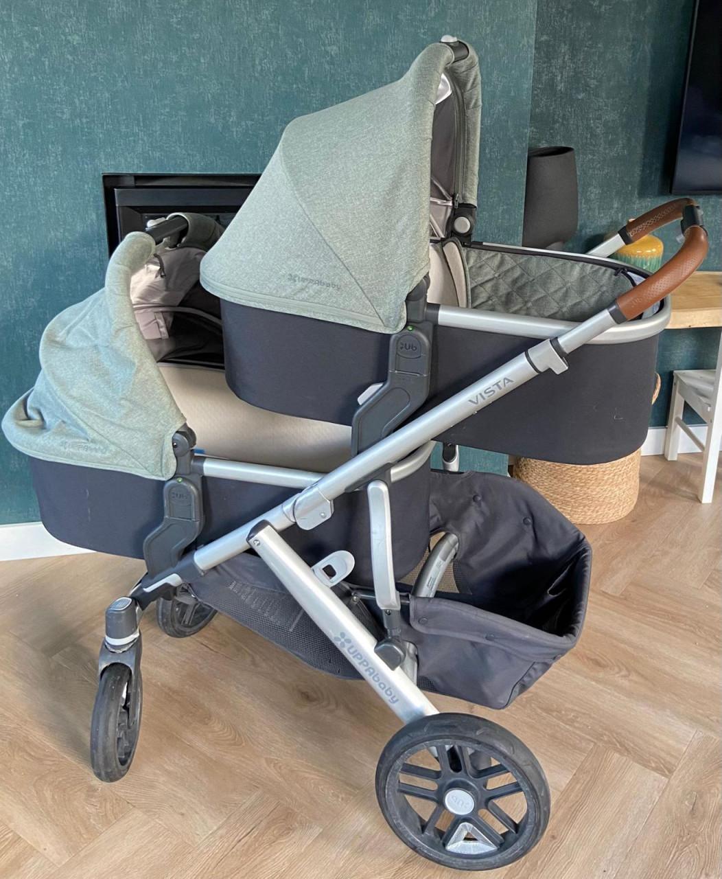 Tweelingwagen UPPA VISTA compleet