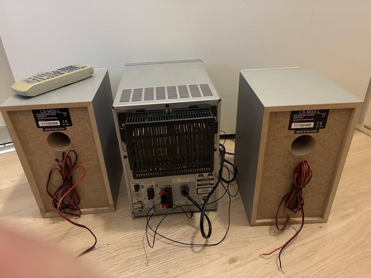 Kenwood stereo set RXD-M33