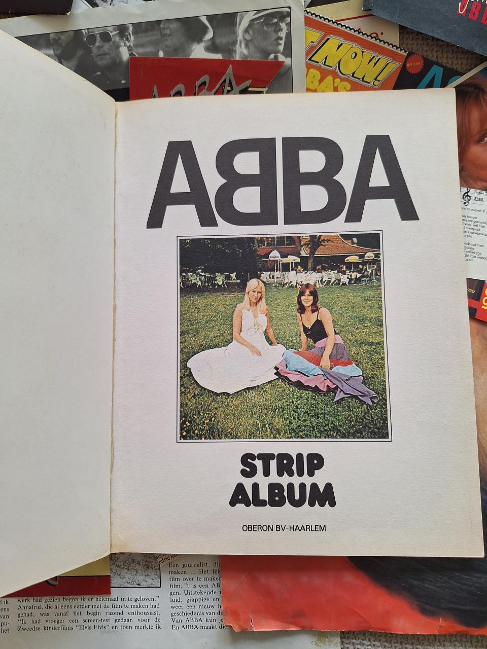 ABBA stripboek en knipsels