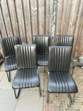 Eetkamer stoelen 5 stuks