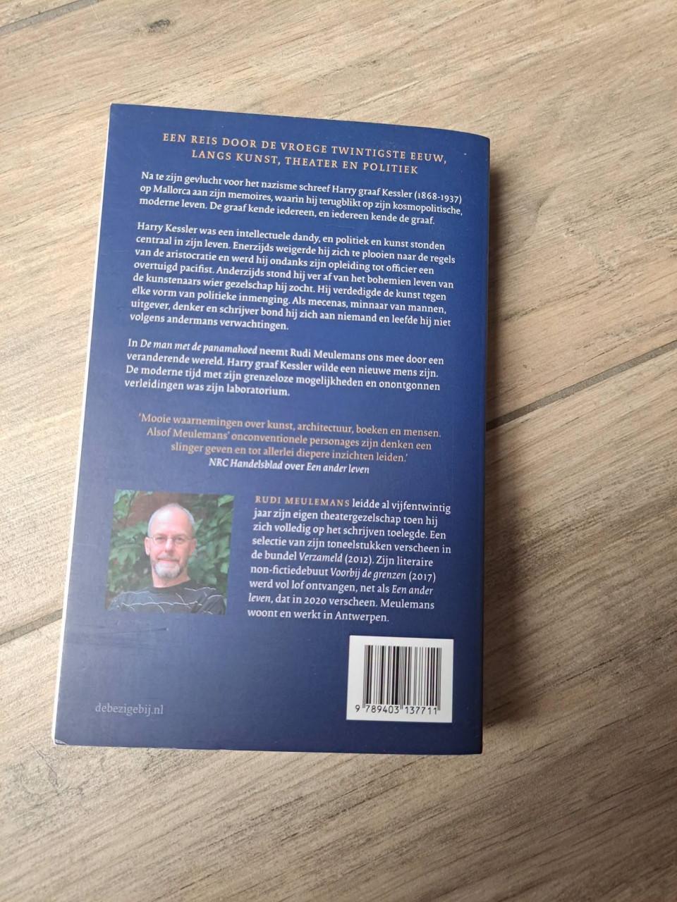 Literaire  De man met de panamahoed van Rudi Meulemans