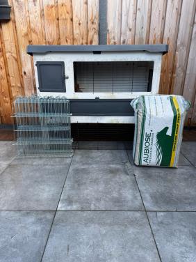 Compleet konijnenhok