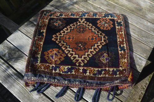 Zuid-Perzische zadeltas of Khorjin, Qashqai of Luri Nomaden
