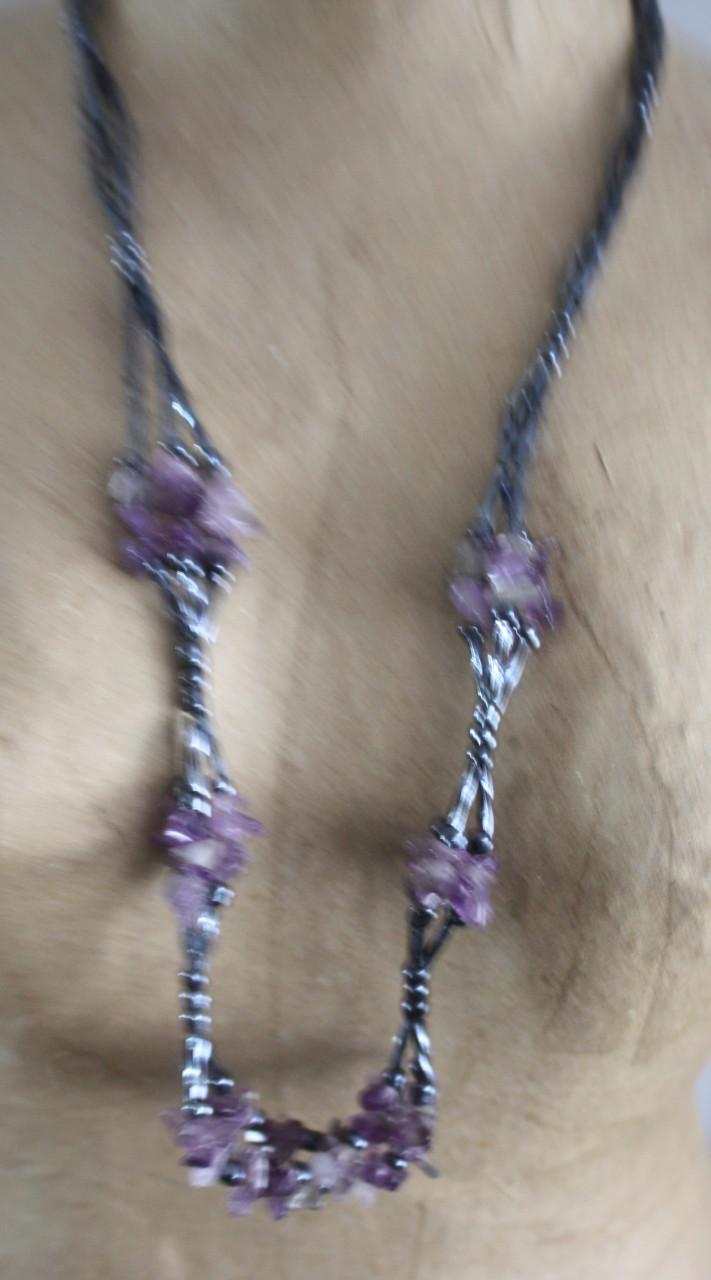 Paars tinten ketting