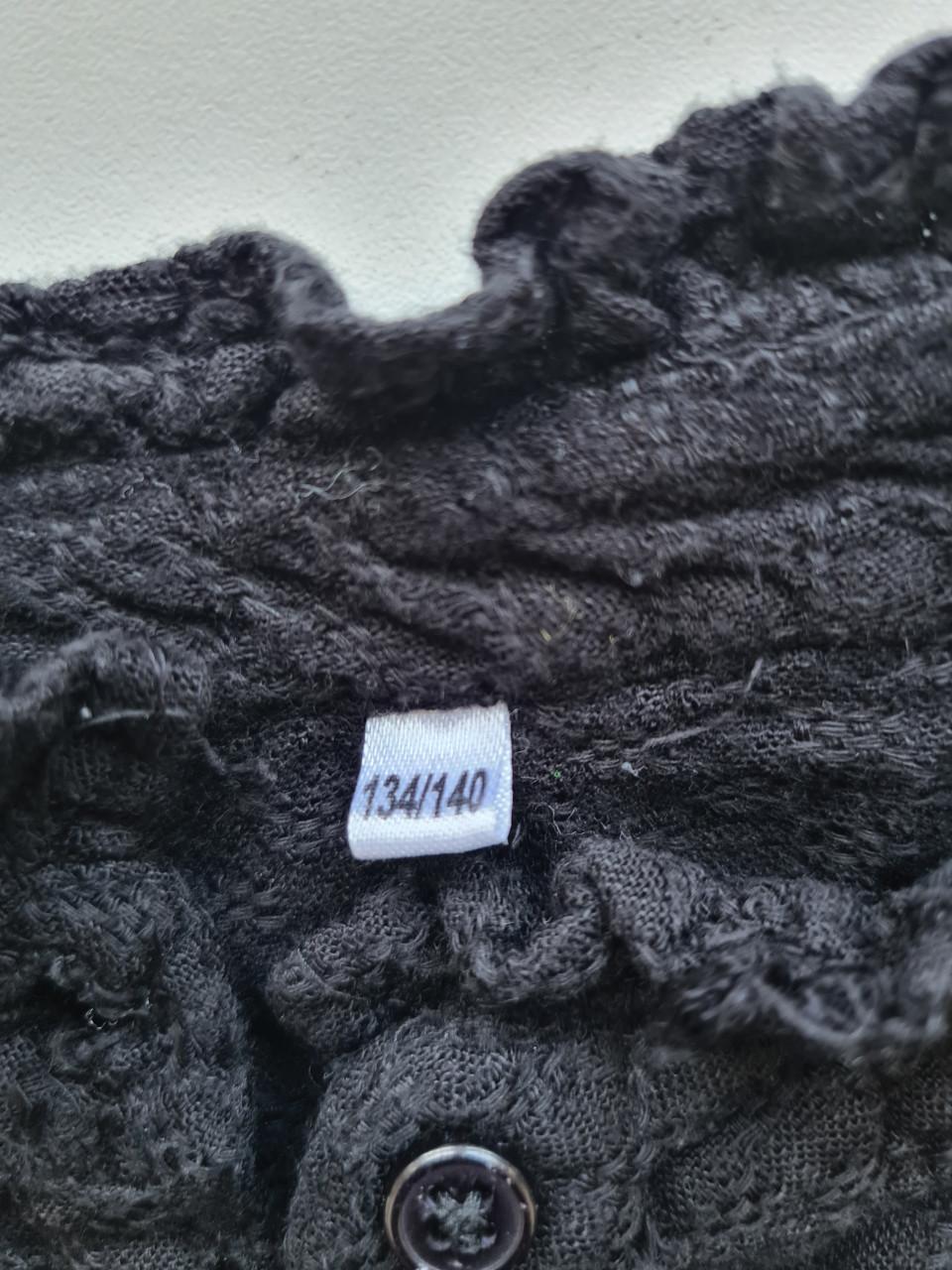 Zwart jurkje Zeeman maat 134/140