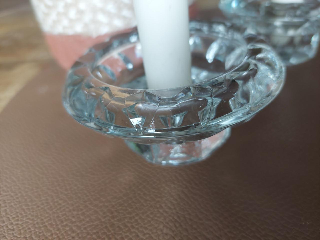 2 nieuwe Bolsius kaarsenstandaards & 2 kaarsen