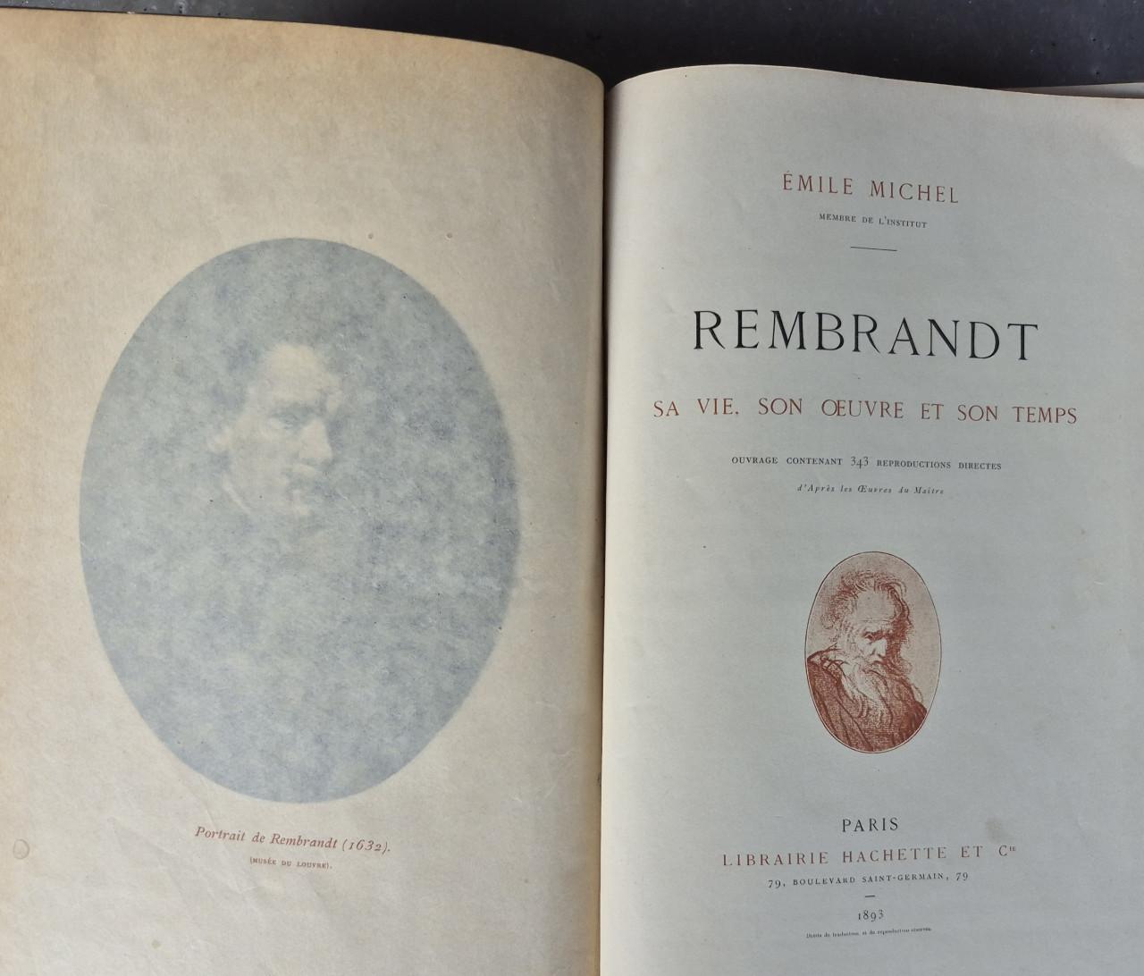 Rembrandt Antiquariaat boek