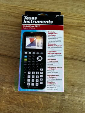 Texas instruments ti-84 plus ce-t python grafische rekenmachine