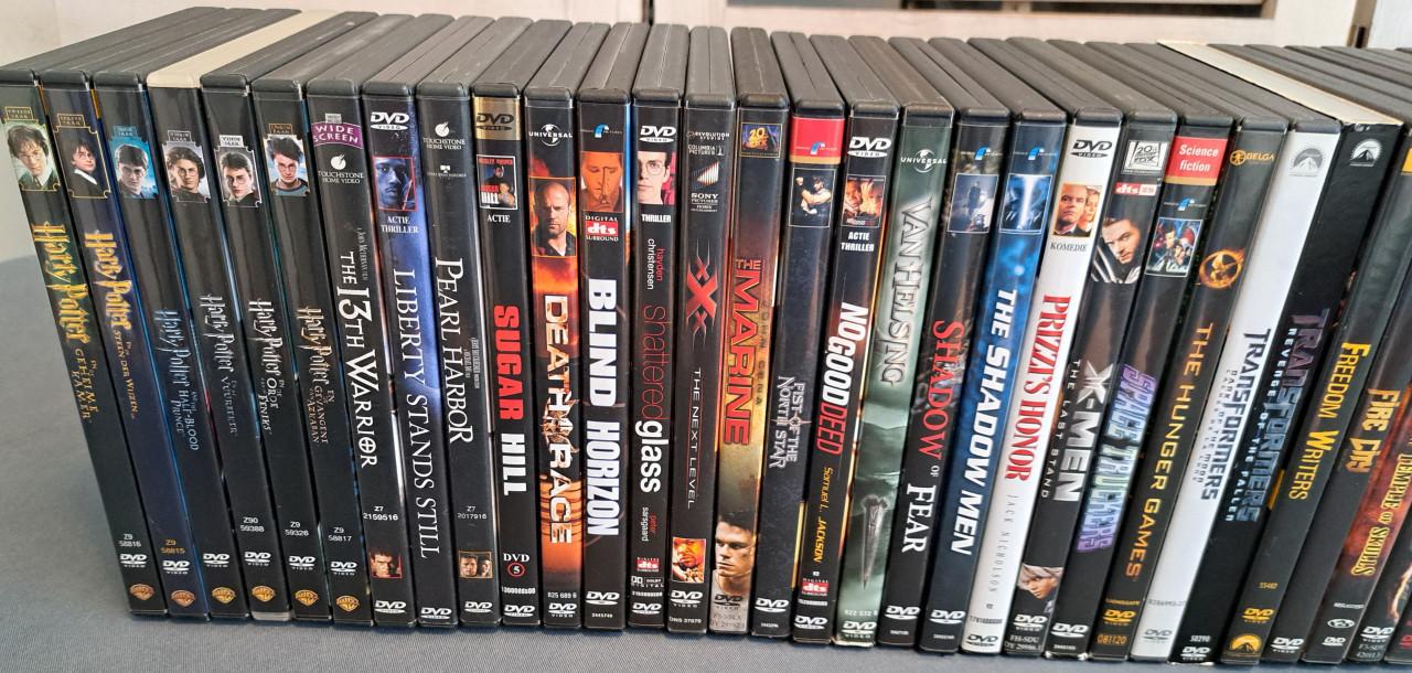 Meer dan 35 DVD's - diverse genres