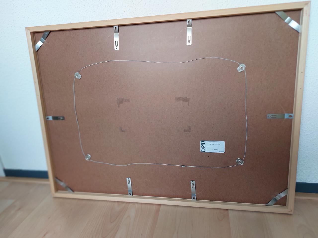 Mooie licht houten wissellijst