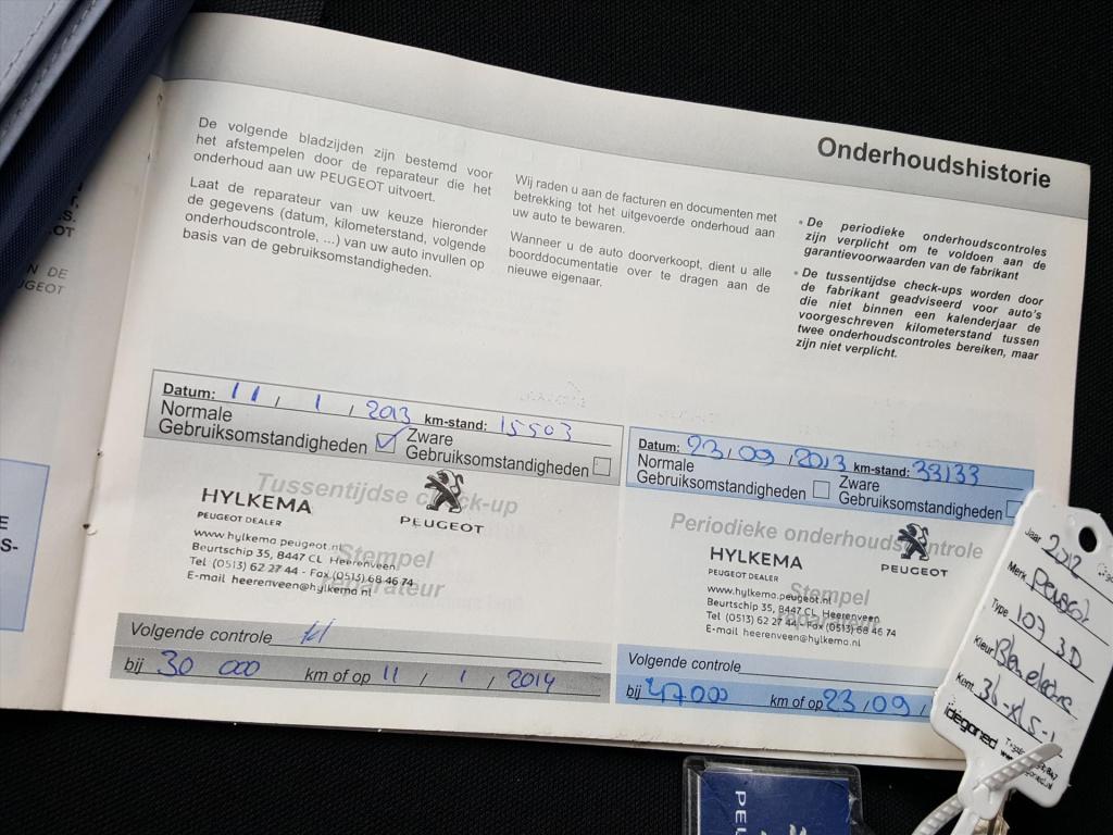 Peugeot 107 1.0 68pk 3d access pack accent airco | bluetooth bellen | afnee