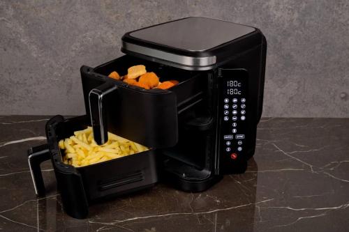 Nexxt Double Stack Airfryer 11L | 2x 5,5L | 2600W | Nieuw