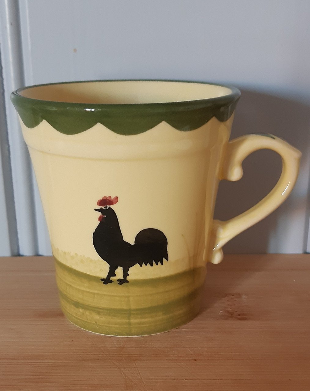 Zeller keramiek: Kip & haan servies:  1 koffiekop