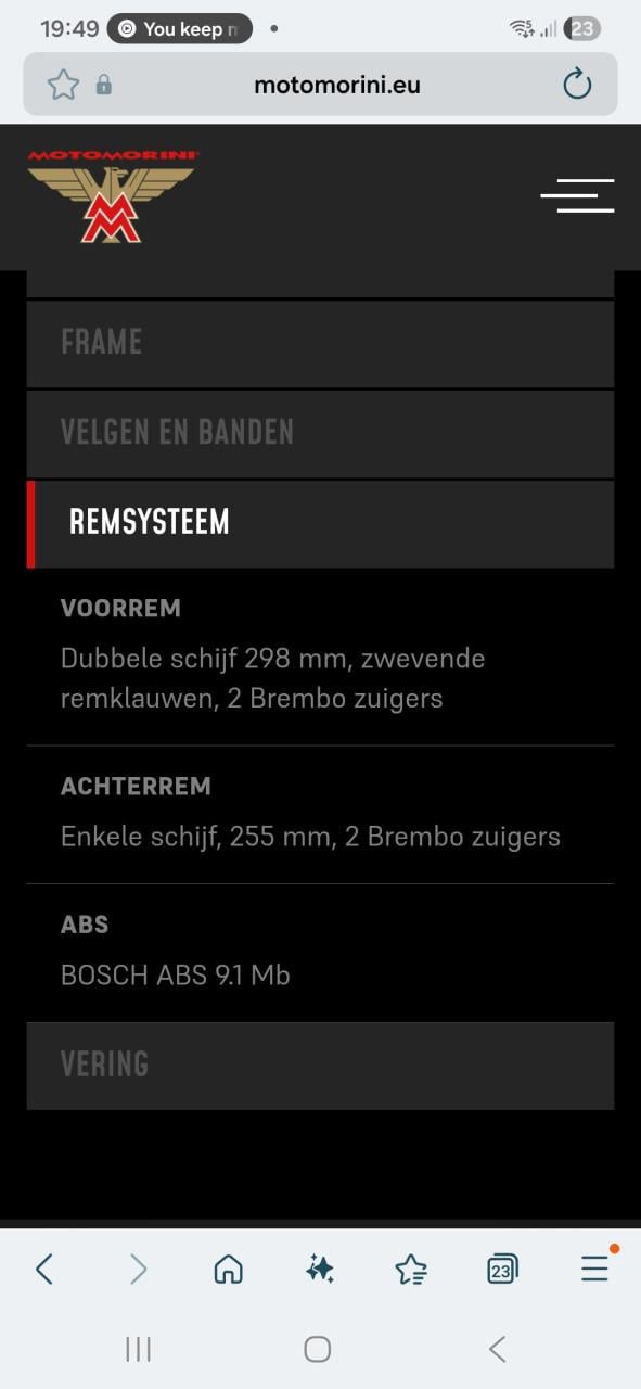 Moto Morini Seiemezzo Scrambler 2024